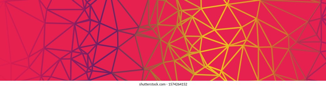 Color Abstract trianglify Generative Art background illustration