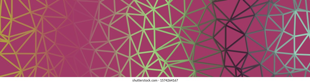 Color Abstract trianglify Generative Art background illustration