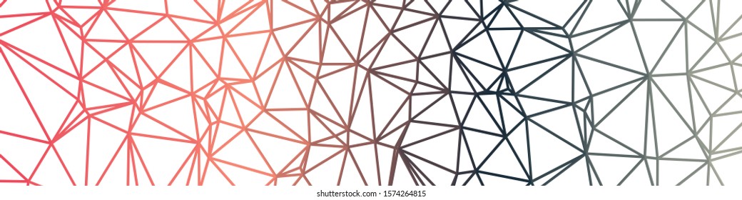 Color Abstract trianglify Generative Art background illustration