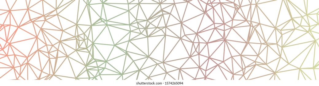Color Abstract trianglify Generative Art background illustration