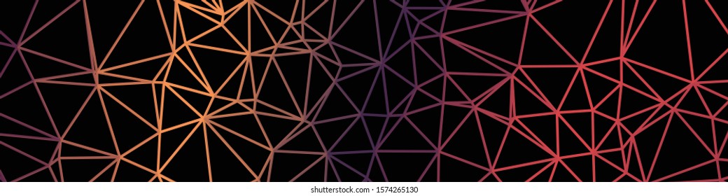 Color Abstract trianglify Generative Art background illustration
