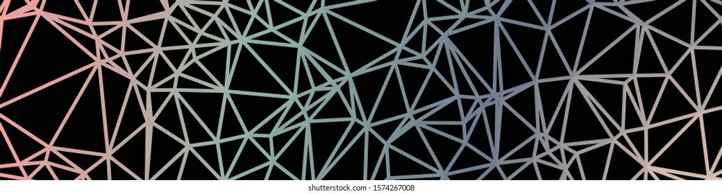 Color Abstract trianglify Generative Art background illustration