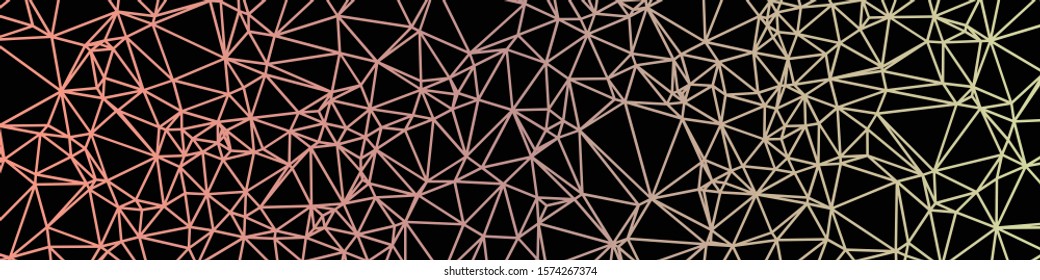 Color Abstract trianglify Generative Art background illustration
