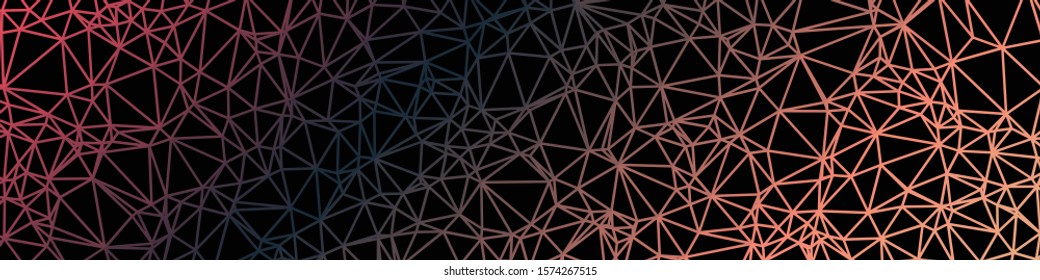 Color Abstract trianglify Generative Art background illustration