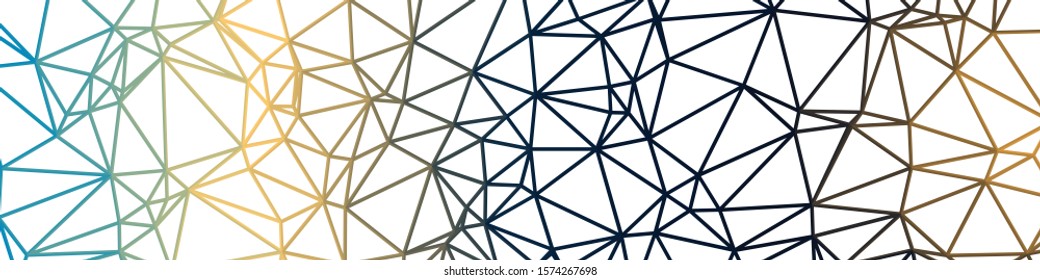 Color Abstract trianglify Generative Art background illustration
