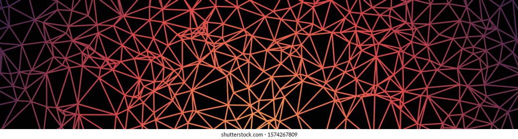 Color Abstract trianglify Generative Art background illustration