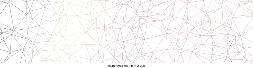 Color Abstract trianglify Generative Art background illustration