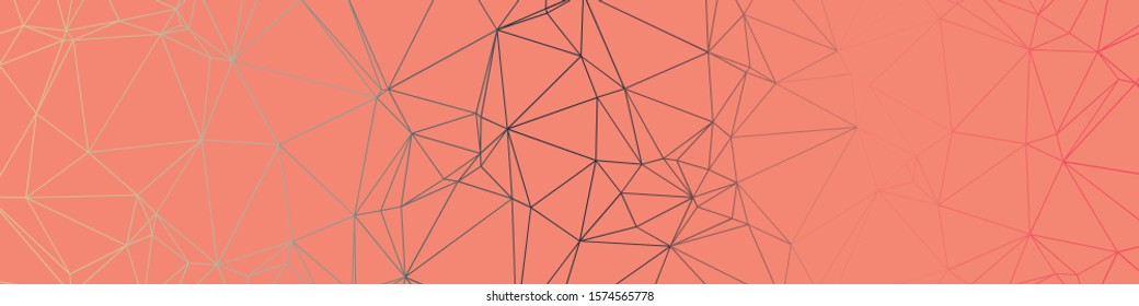 Color Abstract trianglify Generative Art background illustration