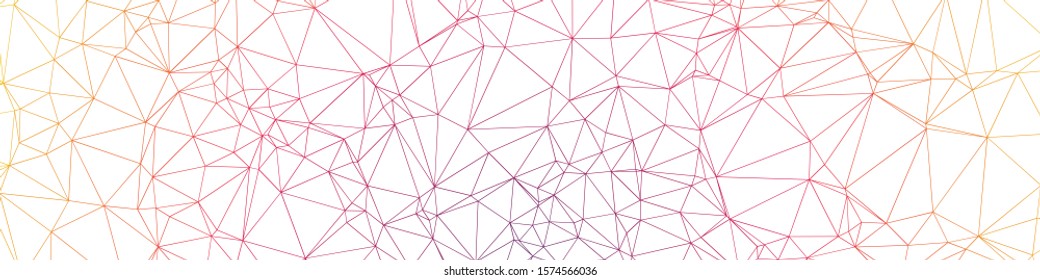 Color Abstract trianglify Generative Art background illustration