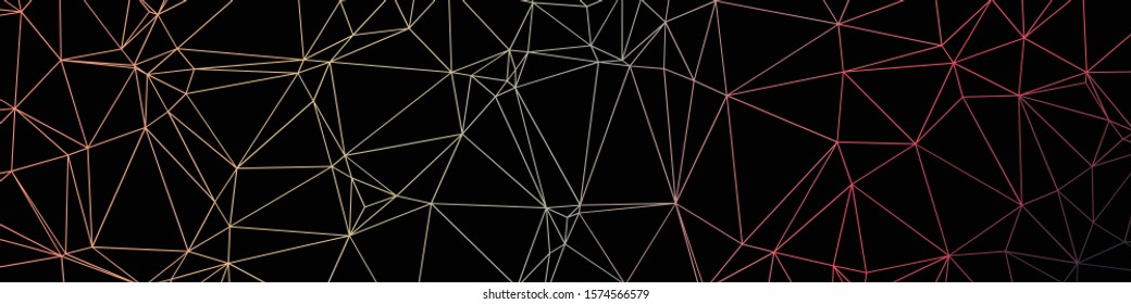 Color Abstract trianglify Generative Art background illustration