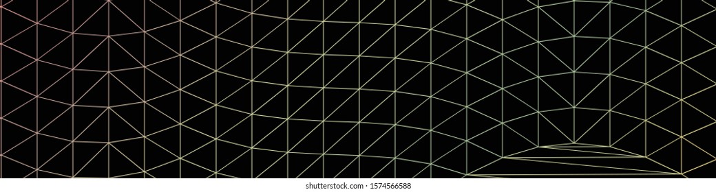 Color Abstract trianglify Generative Art background illustration