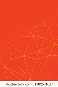 Color Abstract trianglify Generative Art background illustration