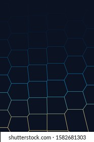 Color Abstract trianglify Generative Art background illustration