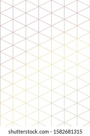 Color Abstract trianglify Generative Art background illustration
