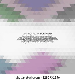 color abstract triangular background. polygonal style. layout for presentation