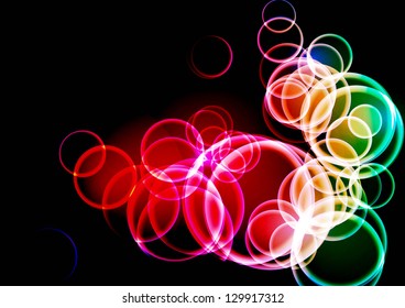 Color abstract vector