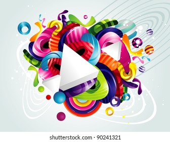 color abstract vector