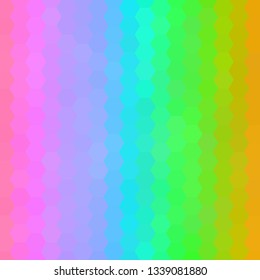 color abstract vector background. hexagonal illustration.  geometric design. polygonal style