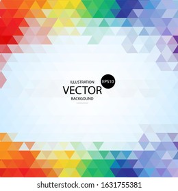 color abstract vector background. triangular design