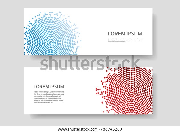 Color abstract vector circle pattern design.\
Halftone texture.