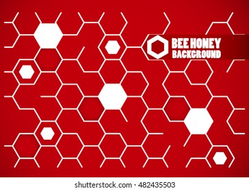 Color abstract vector honey background - vector illustration. pattern hexagons grey with structure of honeycomb and space to write your own text. Template with place for logo or business card