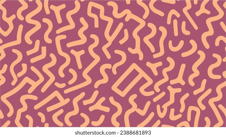 Color abstract vector pattern background. Doodle pattern design with eps 10. Abstract pop art seamless pattern. Simple Confetti pattern with scribble memphis print.