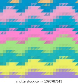 color abstract vector triangle illustration 
