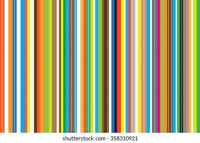Color abstract vertical with stitch for background