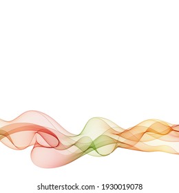 Color abstract wave. Layout for presentation