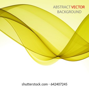 Color abstract wave on a light background