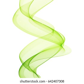 Color abstract wave on a light background