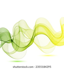 Color abstract wave. Sample. Layout. Decor element.