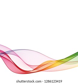 color abstract wave. vector background