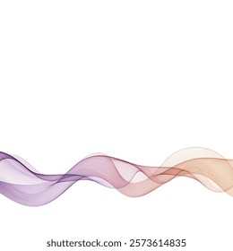 Color abstract wave. Vector background. Eps 10
