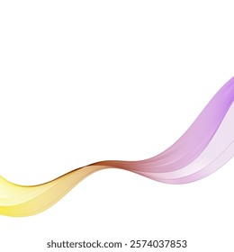 Color abstract wave. vector image. presentation template