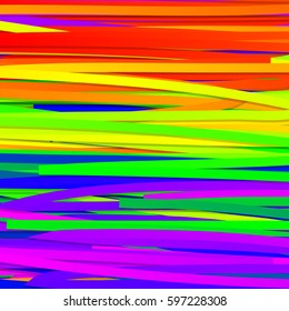 Color abstraction. Background of multi-colored stripes. Vector illustration.