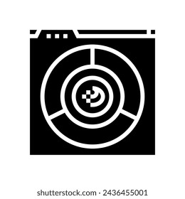 color accessibility ux ui design glyph icon vector. color accessibility ux ui design sign. isolated symbol illustration