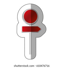 color advices with sign, vector illustraction design image