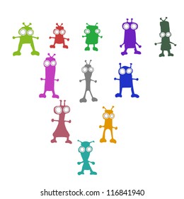 Color aliens