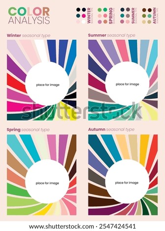 Color analysis, color harmony, color seasons