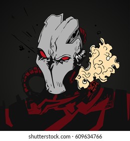 Color android , villian