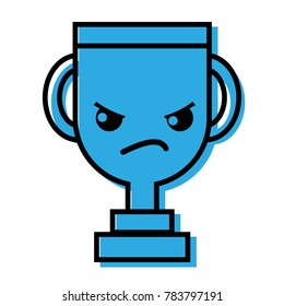 color angry and cute cup prize kawaii