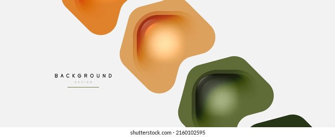 Color arrow shapes on white backdrop. Minimal geometric abstract background. Vector illustration for wallpaper banner background or landing page