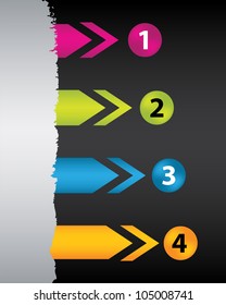 color arrows with special design