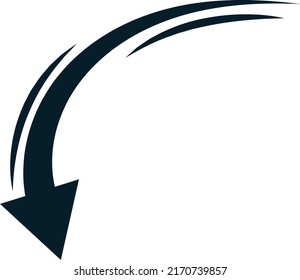  color arrows white background vector