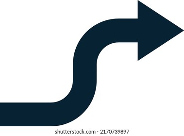  color arrows white background vector