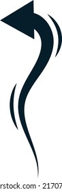 color arrows white background vector