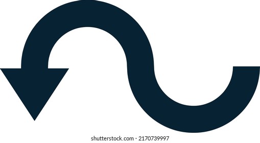  color arrows white background vector
