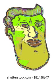 Color art face