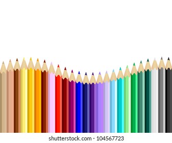 Color Art Pencils Background